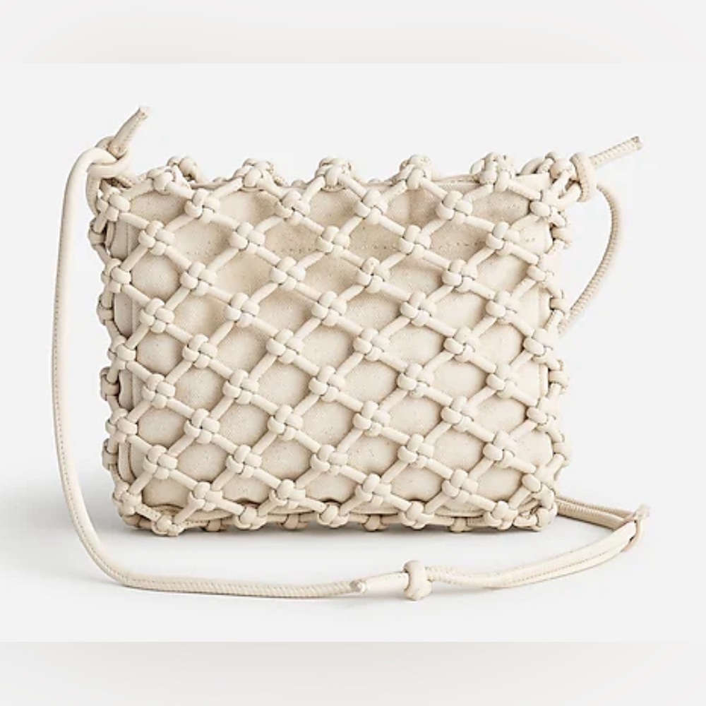 NWOT Madewell The Knotted Leather Crossbody Bag